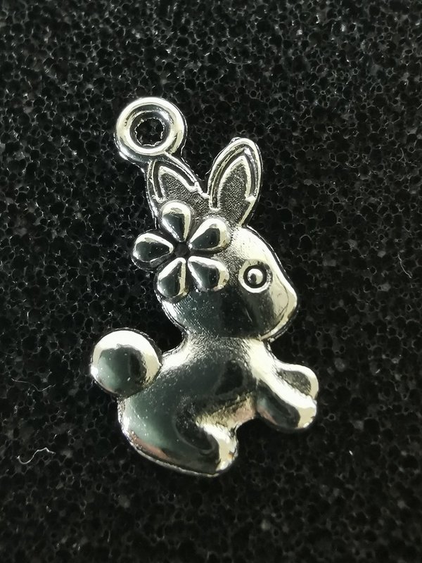 Anhänger "Hase" 19x10,5x2,5mm